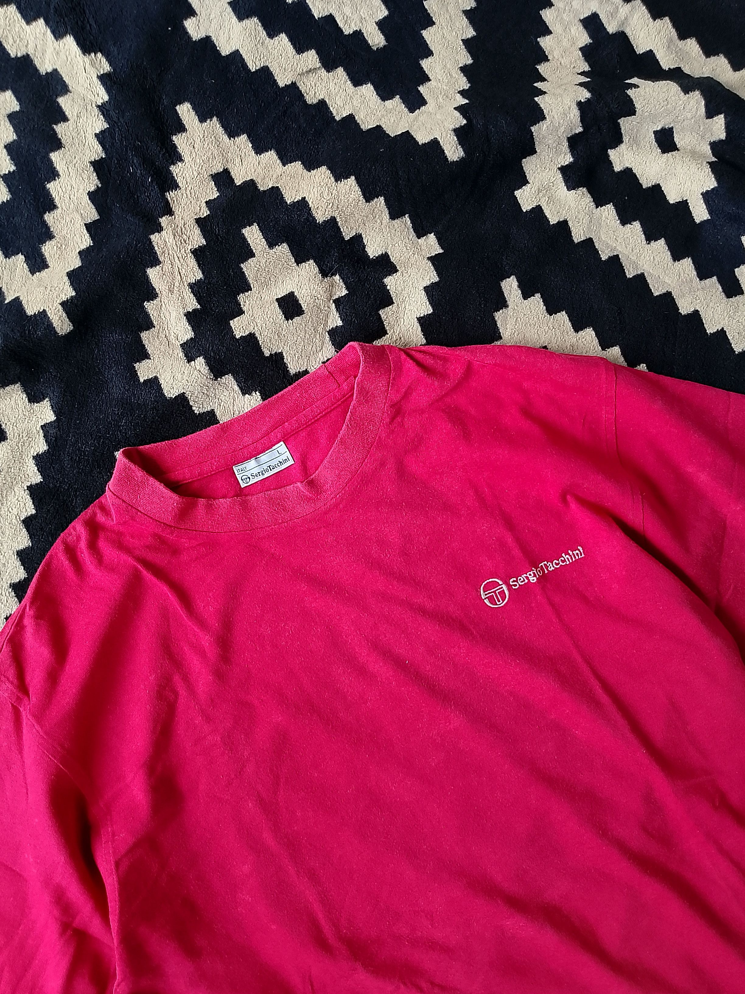 Sergio Tacchini Vintage Sergio Tacchini Classic Casual Clobber T-shirt Size US L / EU 52-54 / 3 - 3 Thumbnail