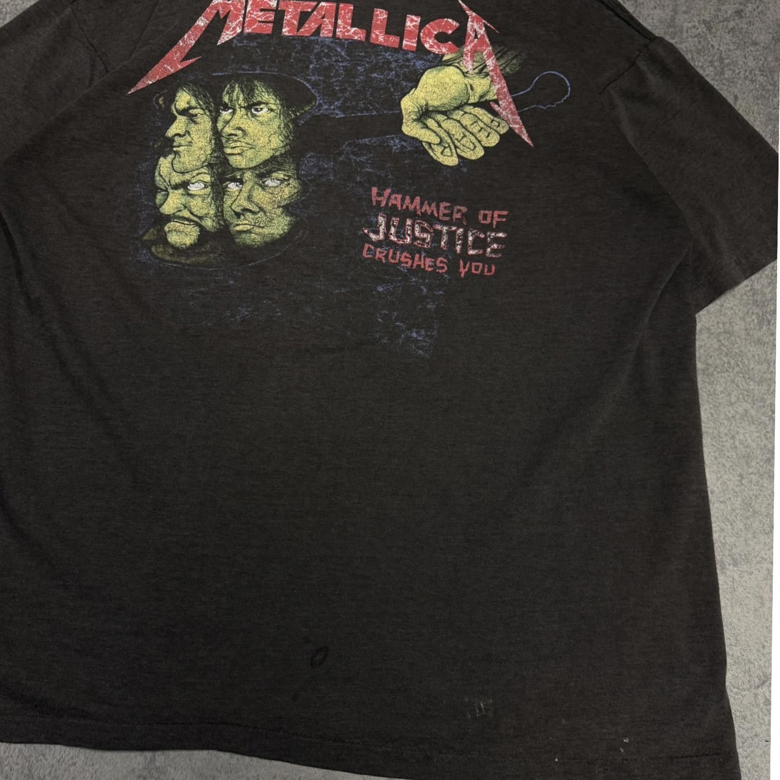 Designer 1988 Metalica Damaged Justice -- XL -- Size US XL / EU 56 / 4 - 5 Thumbnail
