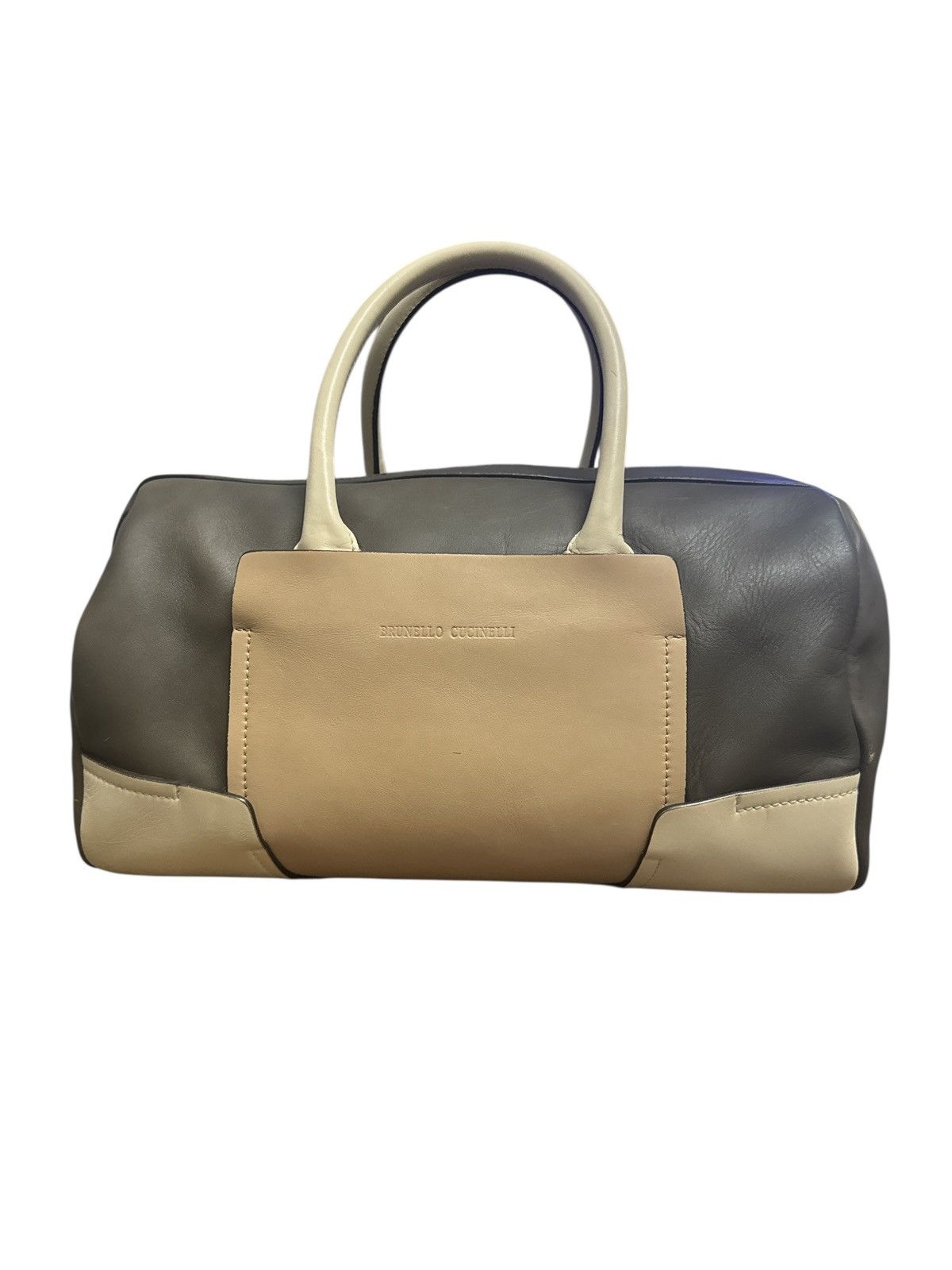 Brunello Cucinelli BRUNELLO CUCINELLI FULL LEATHER BOWLER BAG Size ONE SIZE - 6 Thumbnail