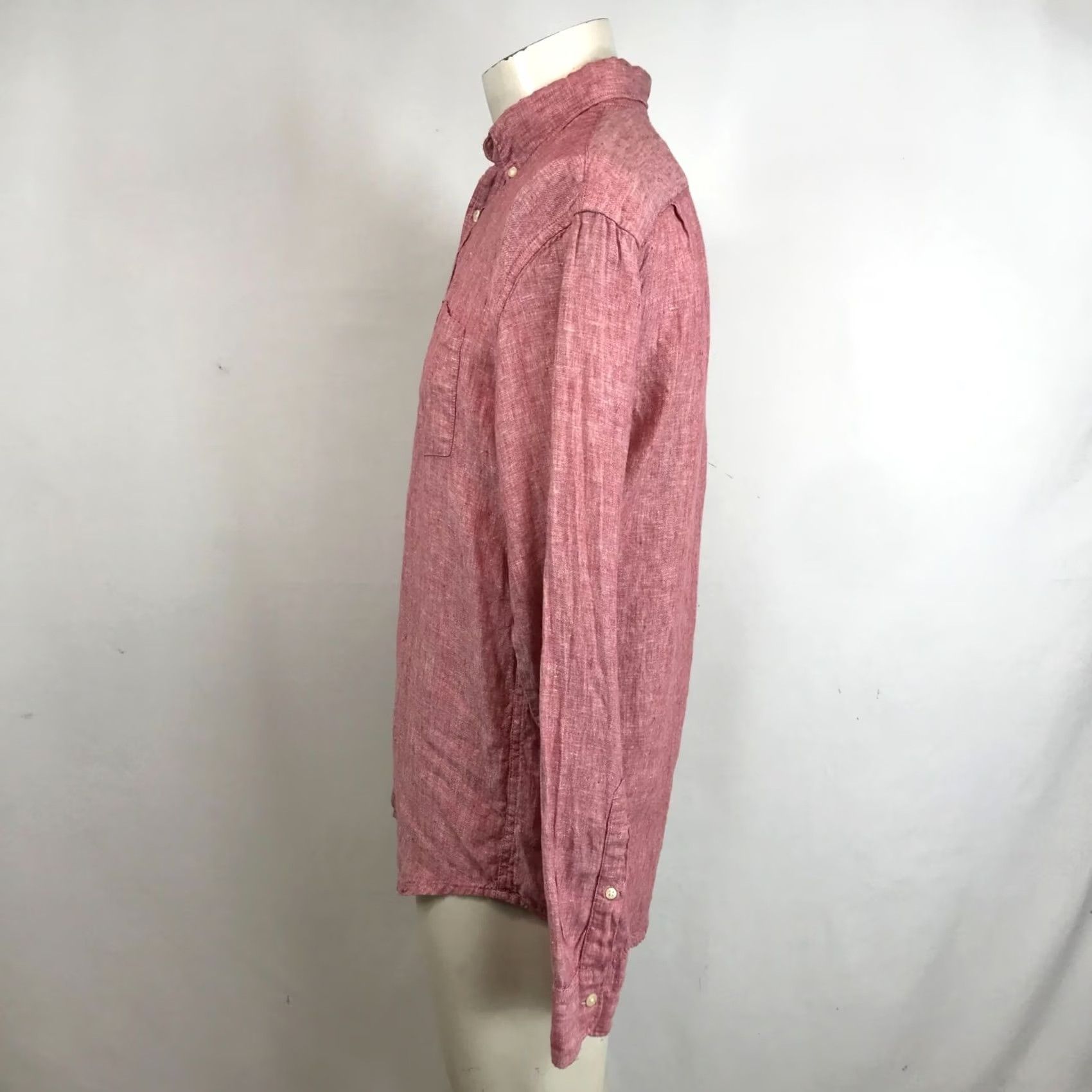 J.Crew J.CREW Mens M Pink Long Sleeve Button-Up Shirt with Pocket Size US M / EU 48-50 / 2 - 6 Thumbnail