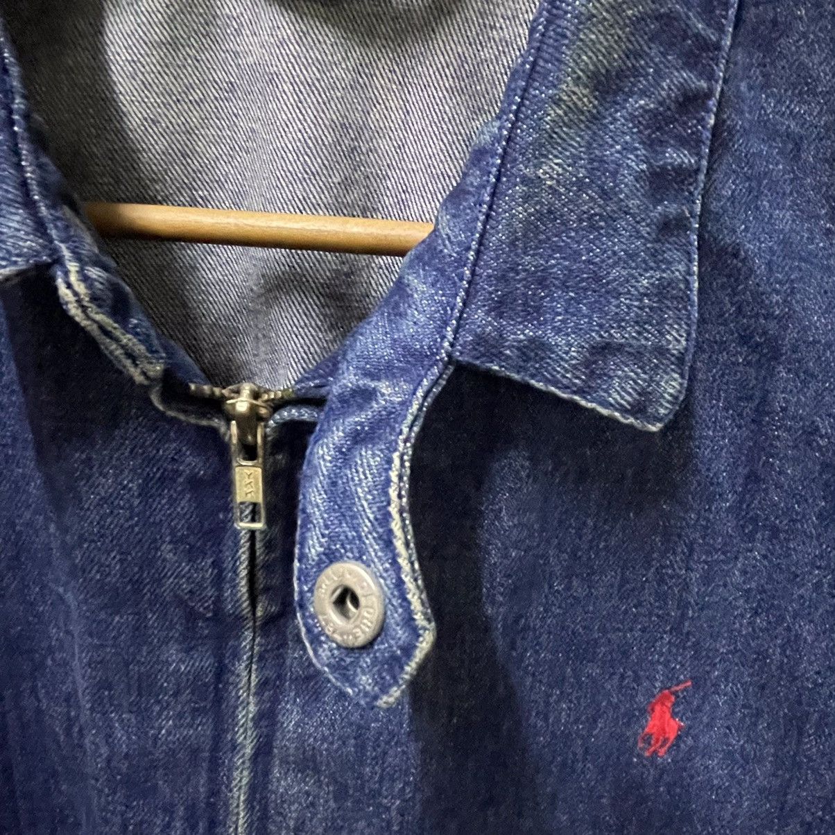Polo Ralph Lauren × Ralph Lauren Vintage Polo ralph lauren denim bomber jacket Size US L / EU 52-54 / 3 - 7 Thumbnail
