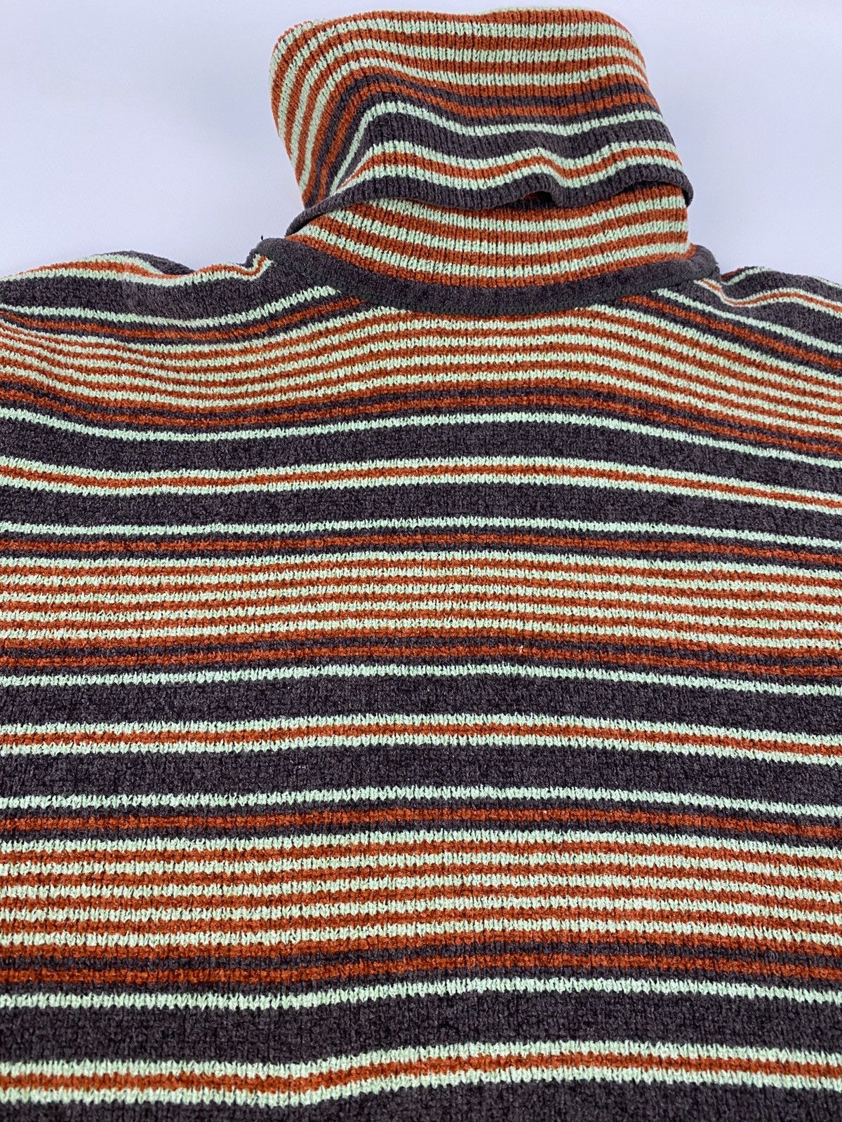 💥 Wales Bonner Adidas Striped Cropped Turtleneck Sweater Y2K