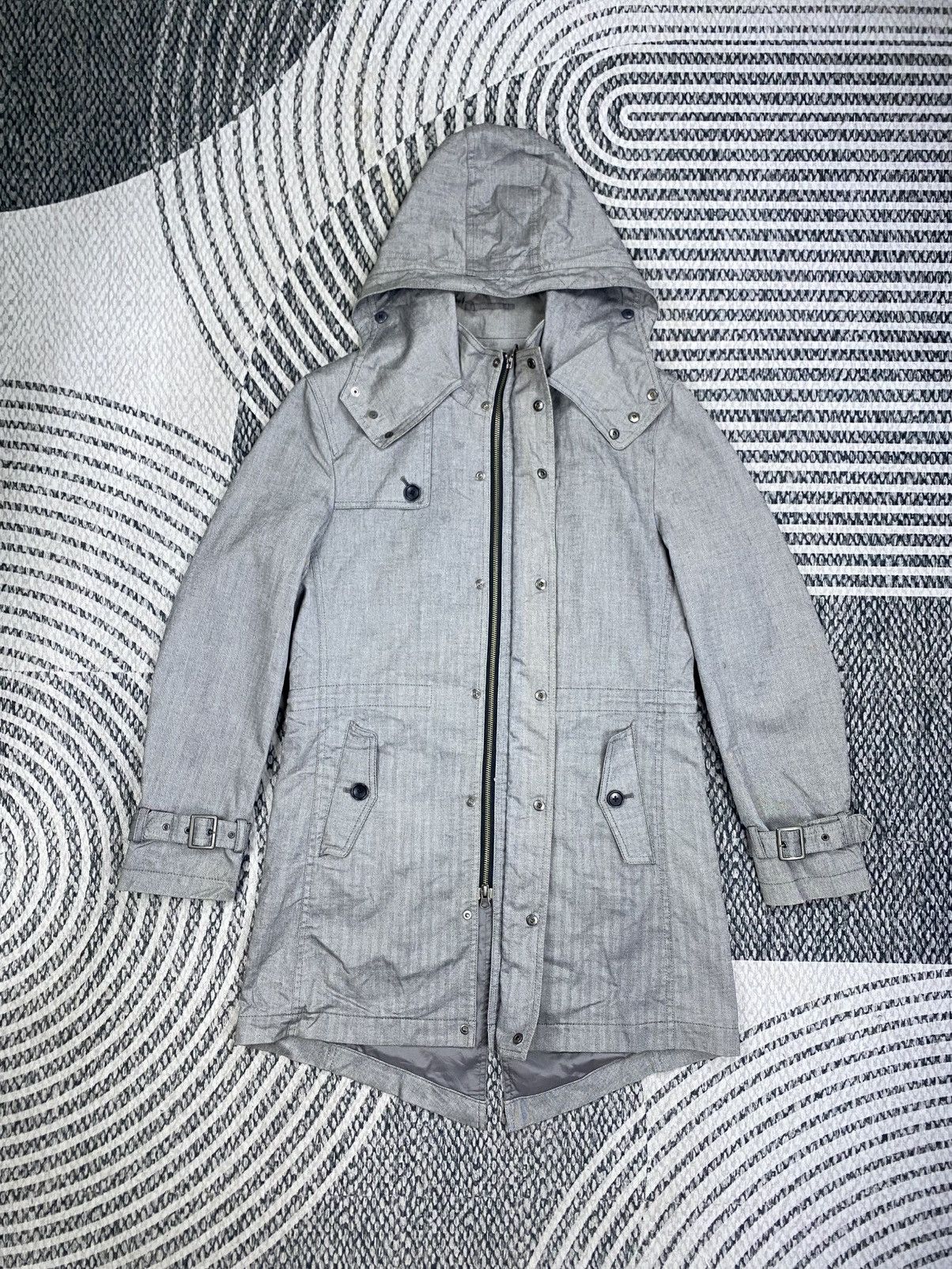 Michel Klein Vintage Michel Klein Fishtail Style Parka Jacket Size US M / EU 48-50 / 2 - 6 Thumbnail