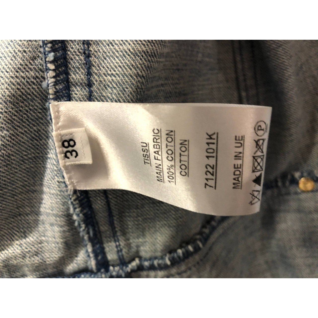 Balmain Balmain Denim Jacket with Gold Hardware - Size FR38 (M) Size M / US 6-8 / IT 42-44 - 6 Thumbnail