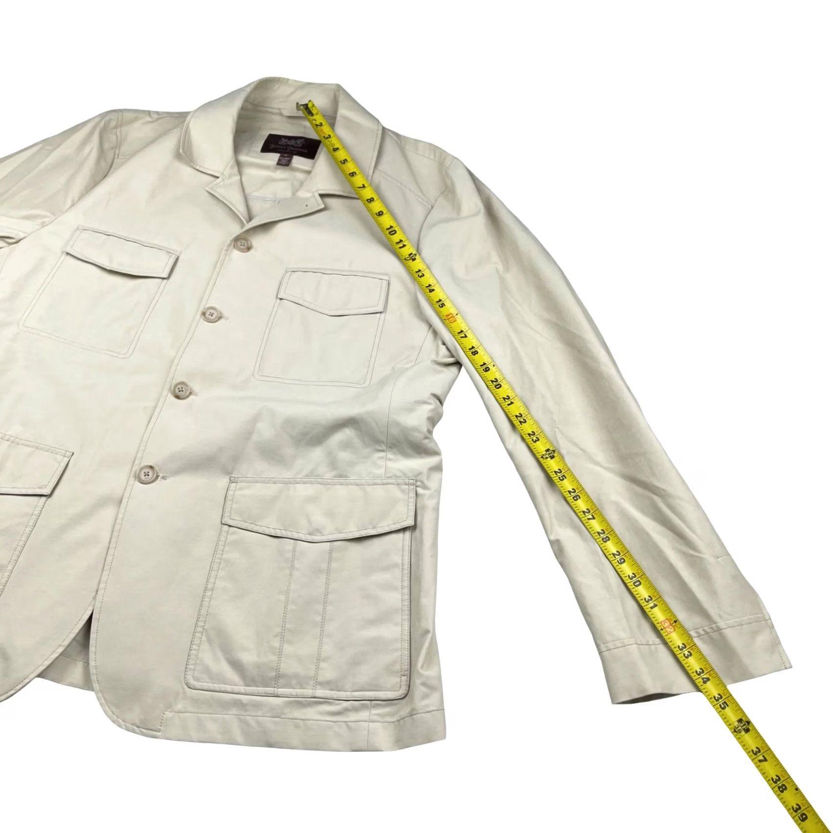Vintage Hickey Freeman Safari Jacket Men's Performance Explorer Khaki/Tan XL Size US XL / EU 56 / 4 - 7 Thumbnail