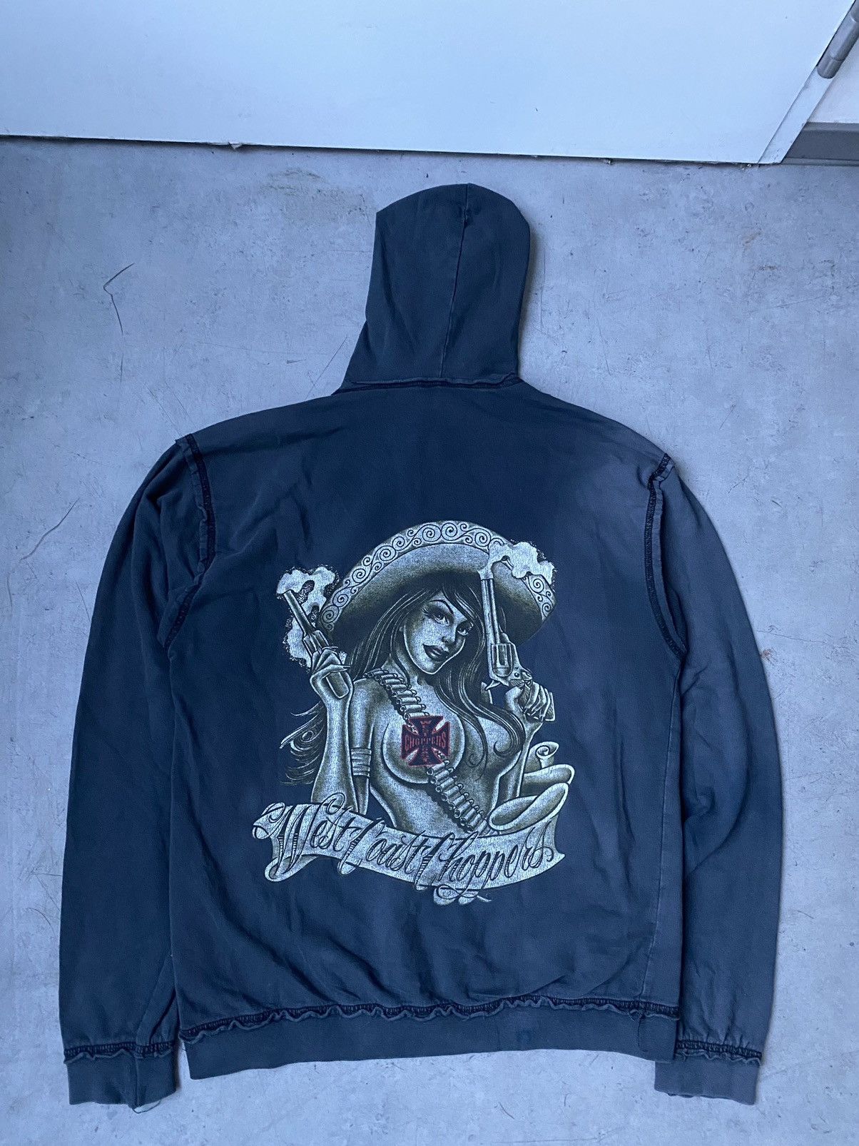 West Coast Choppers West Coast Choppers Zip Up Hoodie Faded Black Sexy,Porno Size US M / EU 48-50 / 2 - 6 Thumbnail