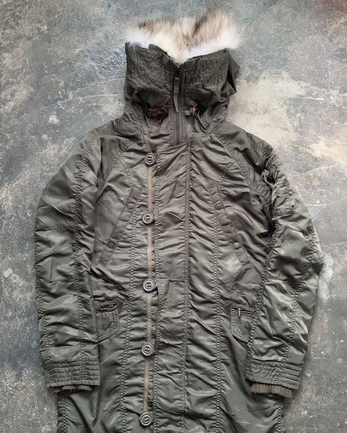 GOA G.O.A. furry parka winter jacket Size US XS / EU 42 / 0 - 8 Thumbnail