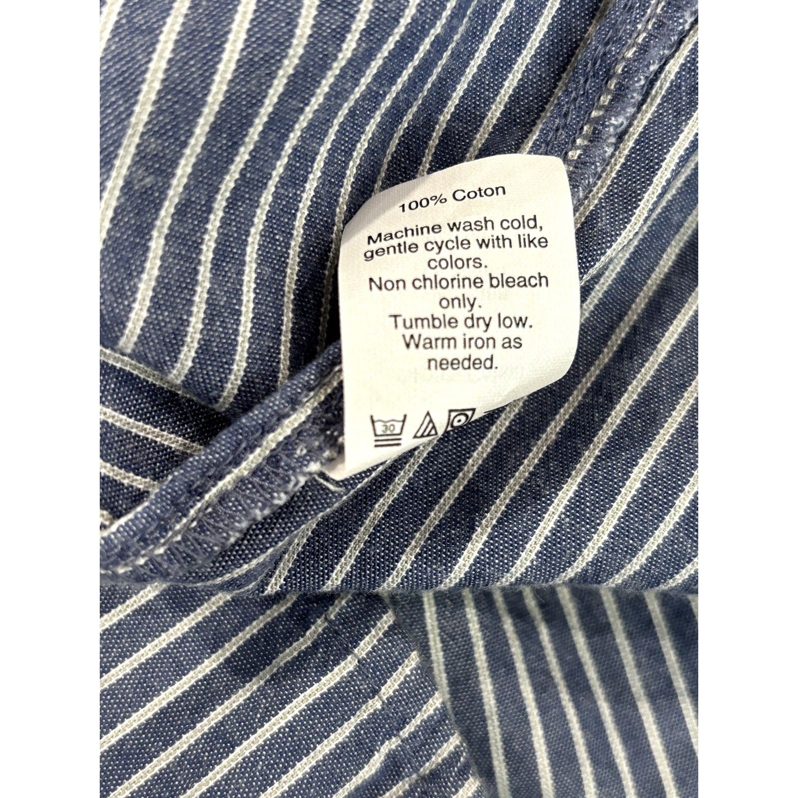 J.Crew J. CREW Pin Striped Bell Quarter Sleeve Cotton Shift Dress Size XS / US 0-2 / IT 36-38 - 6 Thumbnail
