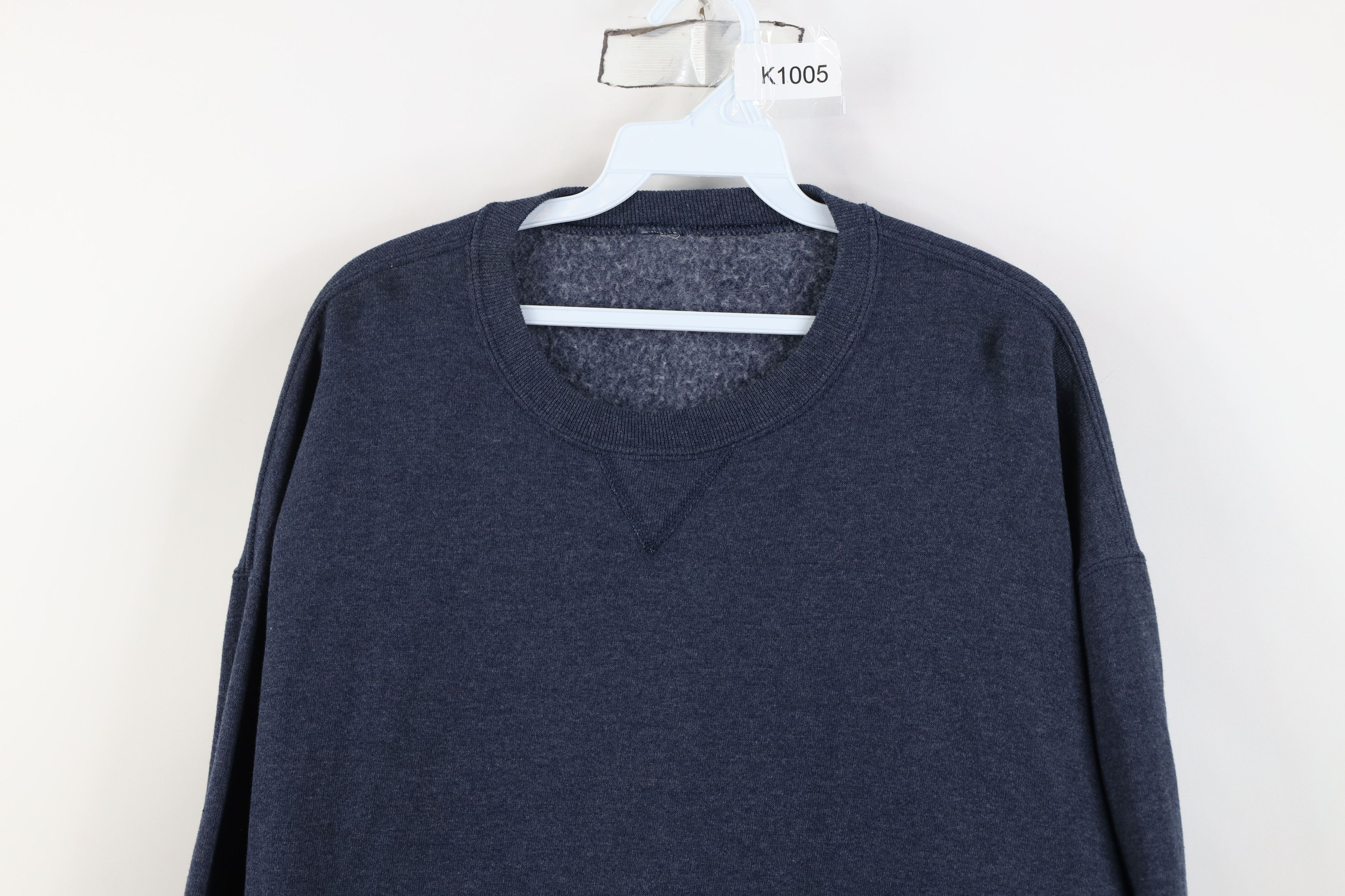 Russell Athletic Vintage 90s Russell Athletic Blank Crewneck Sweatshirt Blue Size US XL / EU 56 / 4 - 2 Thumbnail