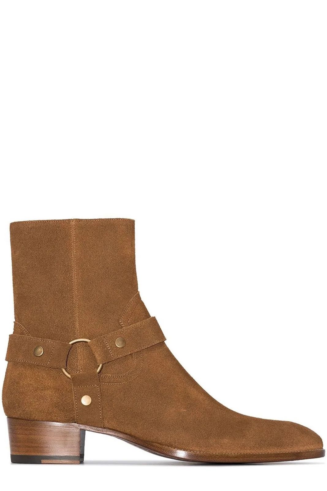 Saint Laurent Paris Saint Laurent Wyatt Harness Ankle Boots Size US 7 / EU 40 - 1 Thumbnail