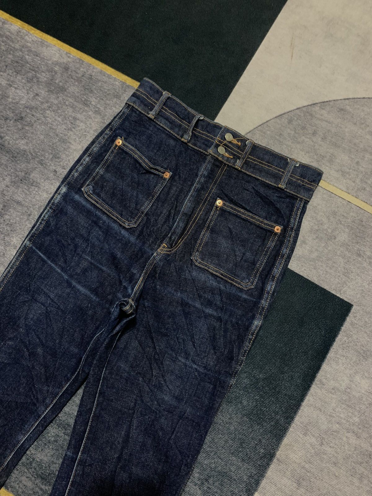 Hysteric Glamour ROSE BUD BOOT CUT DENIM PANTS Size US 27 - 2 Thumbnail