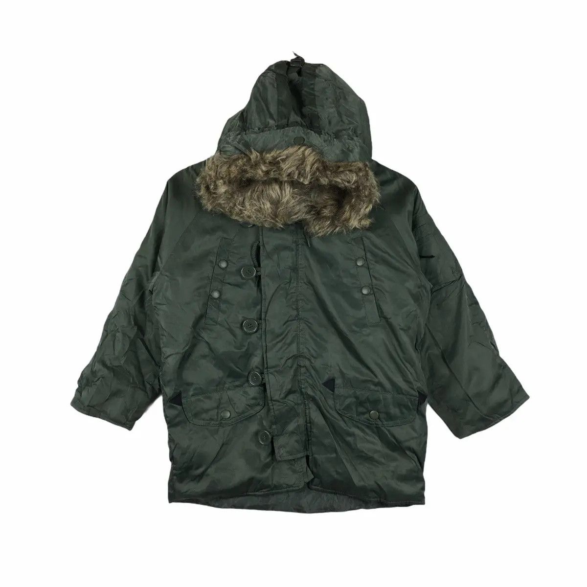 Vintage Vtg SUPER NATURAL Military Army Ski Winter Jacket Parka Size S / US 4 / IT 40 - 1 Thumbnail