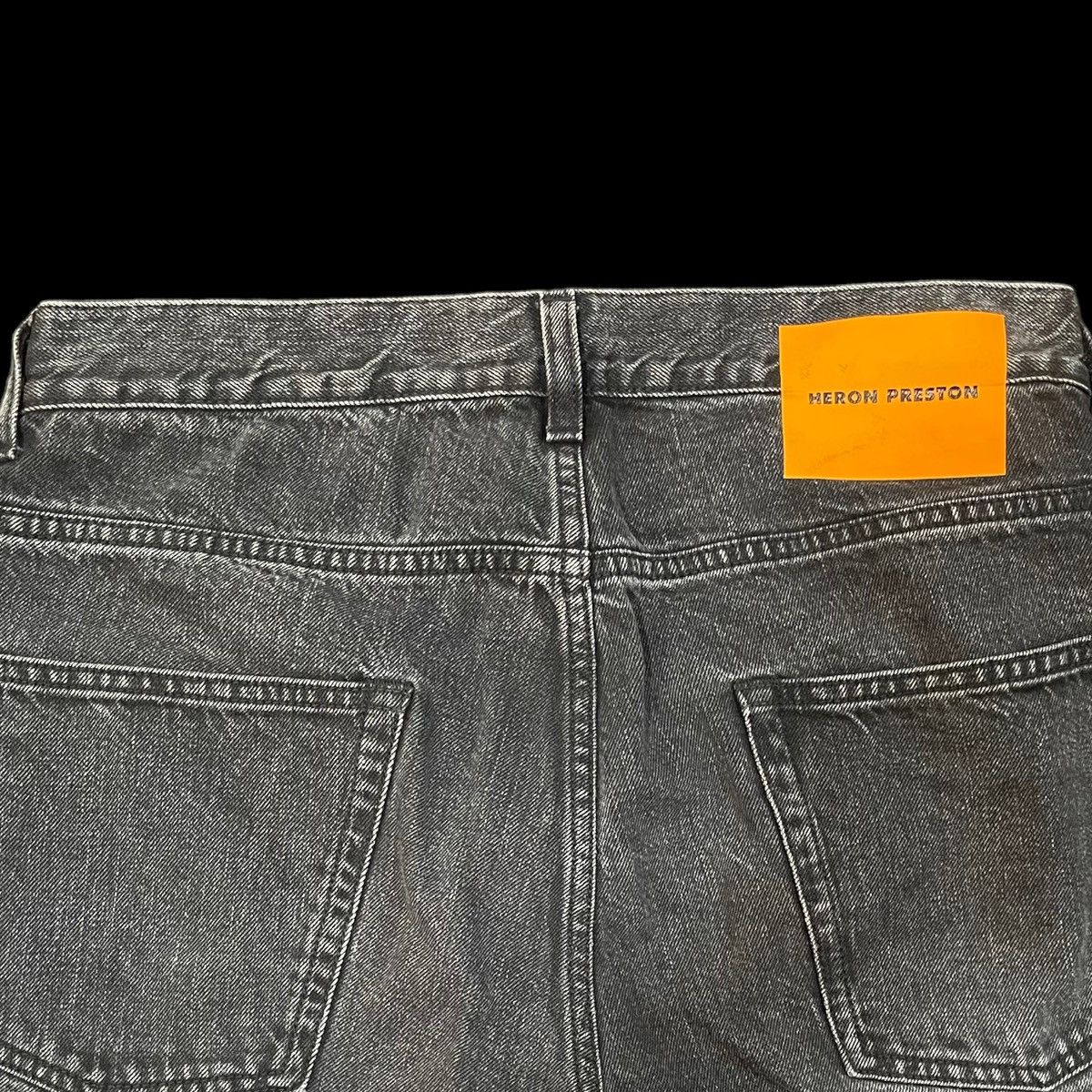 Heron Preston Laced Hem - Denim Jeans - HMYA001S18639051 Size US 32 / EU 48 - 6 Thumbnail