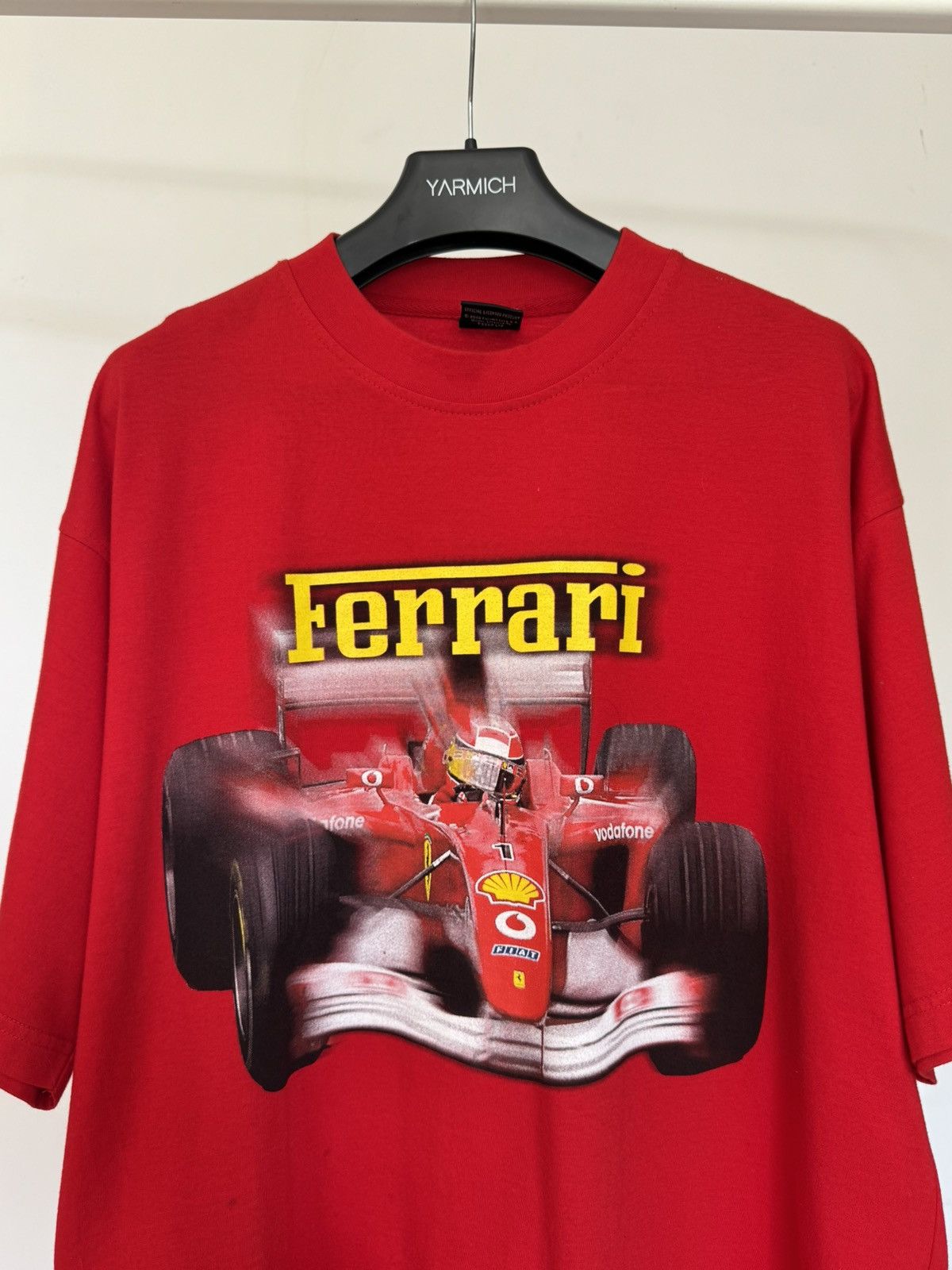 Ferrari Vintage 2000 Ferrari Schumacher Racing Printed T Shirt Size US XL / EU 56 / 4 - 1 Thumbnail