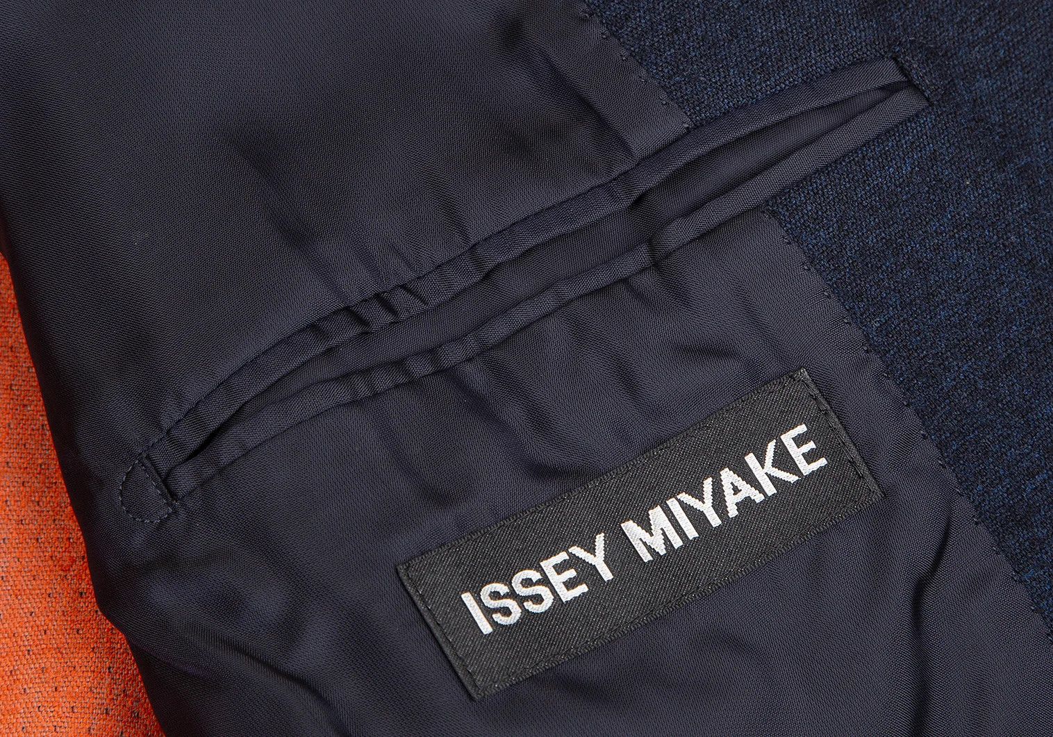 Issey Miyake Wool Double-Faced Patch Pocket Jacket in Navy Size US XL / EU 56 / 4 - 14 Thumbnail