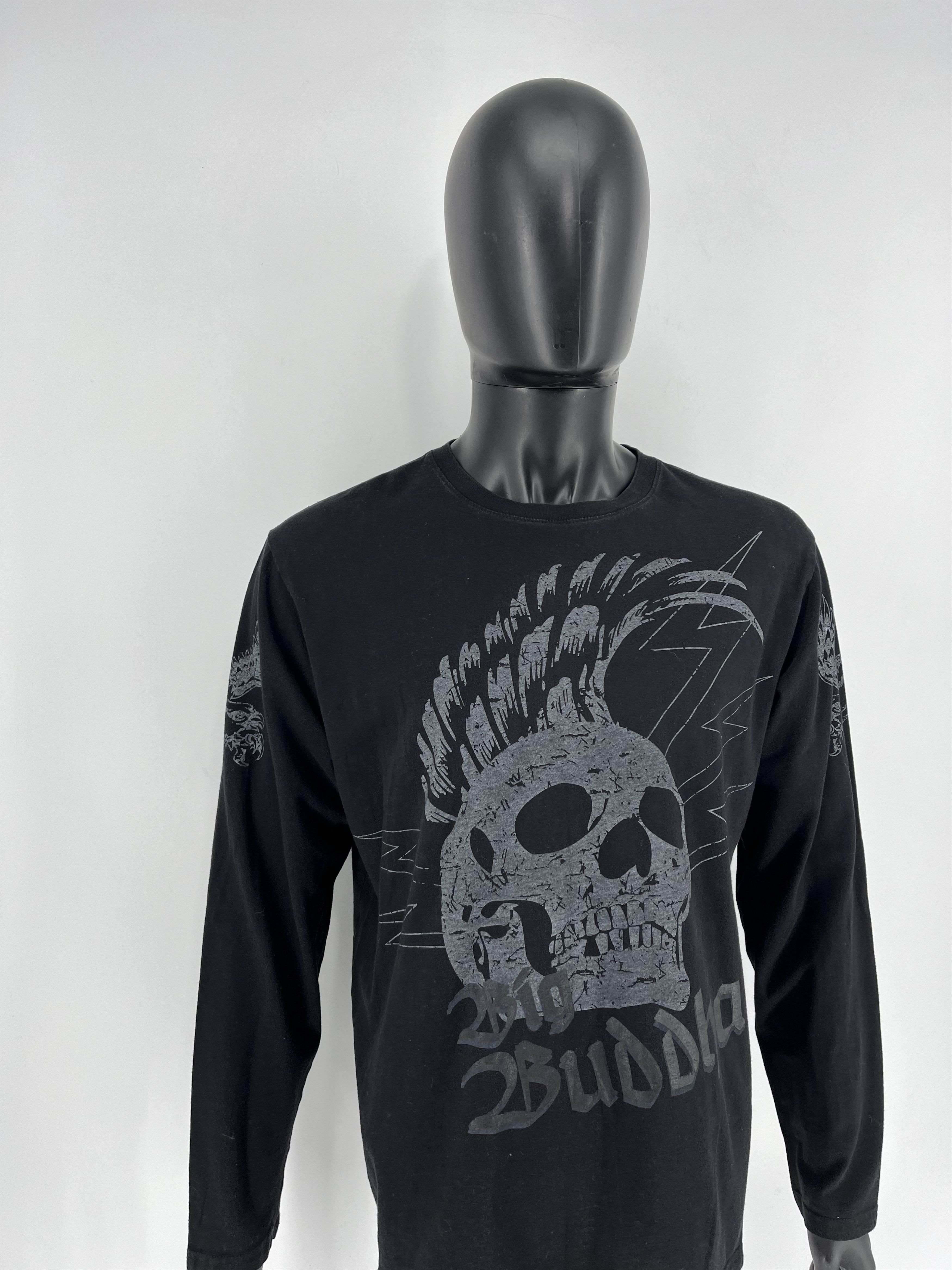 Band Tees Buddha Skulls Vintage Long Sleeve Shirt Size XL Size US XL / EU 56 / 4 - 3 Thumbnail