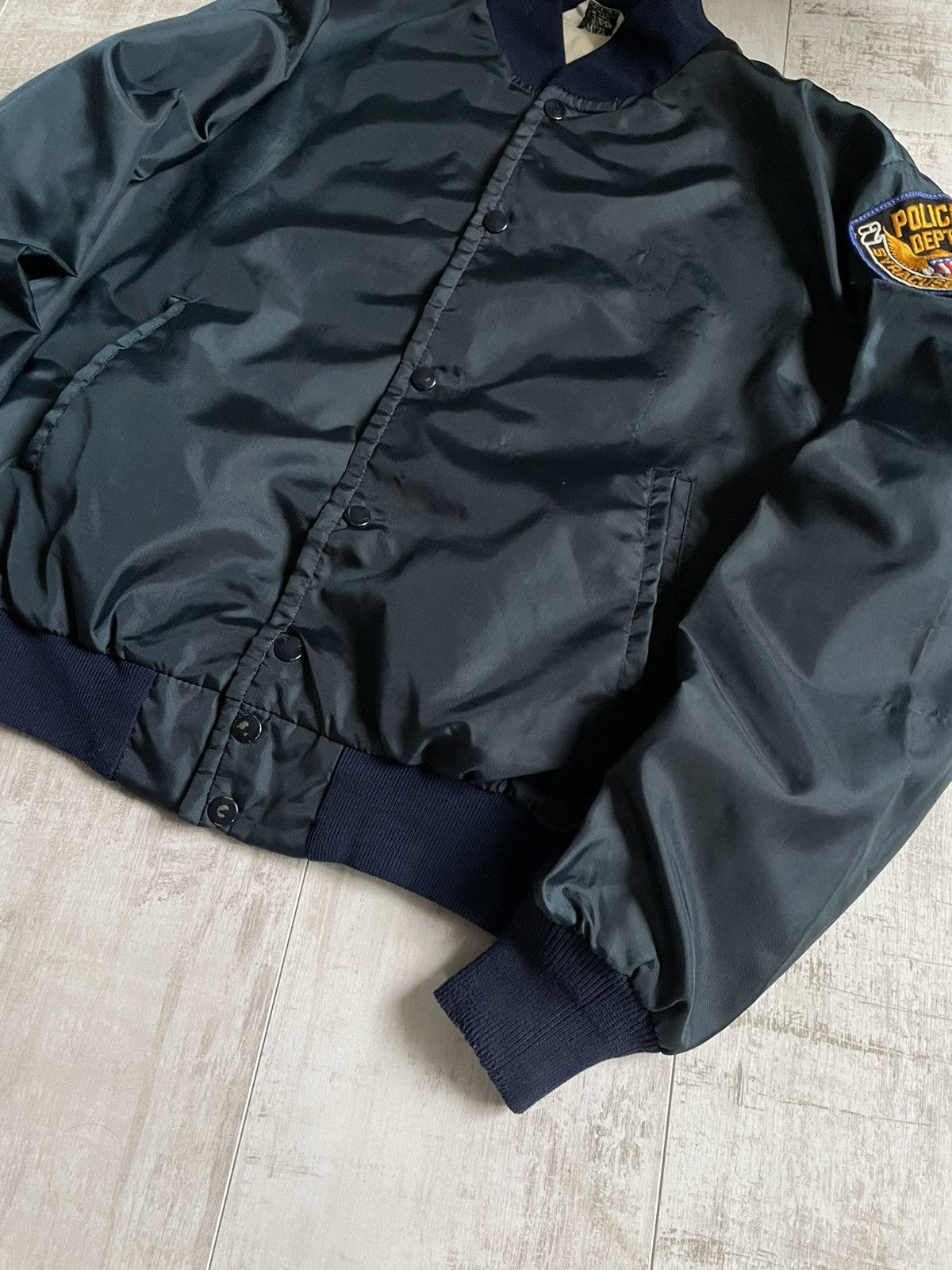Vintage Police Dept Vintage 70’s Nylon Bomber Syracuse New York RARE Size US M / EU 48-50 / 2 - 6 Thumbnail