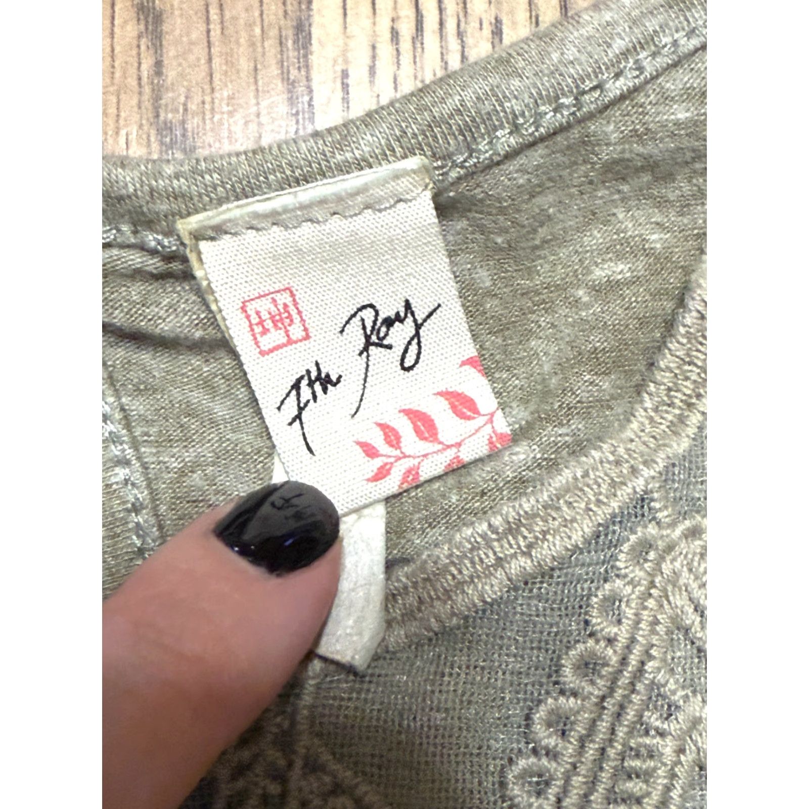 Vintage VINTAGE? 7th Ray Shirt Women's M Green Short Flutter Sleeve T-Shirt Casual Modern Basic Size M / US 6-8 / IT 42-44 - 5 Thumbnail