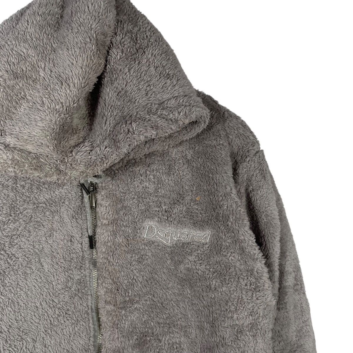 Dsquared2 DSQUARED2 Hooded Fleece Zip Jacket | Plush Teddy Cotton Size US XL / EU 56 / 4 - 6 Thumbnail