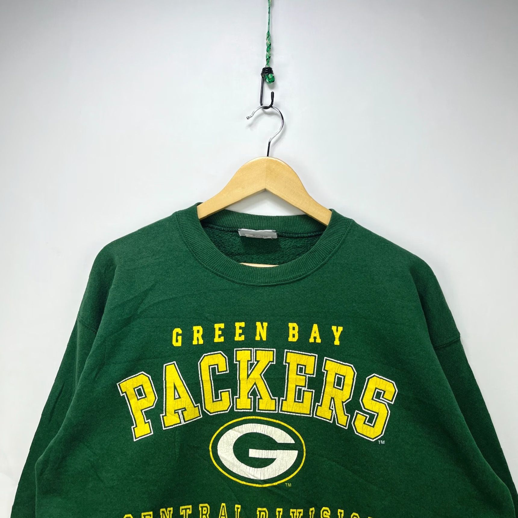 NFL VINTAGE NFL Green Bay Packers Sweatshirt Crewneck Large 90s Pullover Men Green 90s {/* ensure capitalization retained */} Size US L / EU 52-54 / 3 - 2 Thumbnail