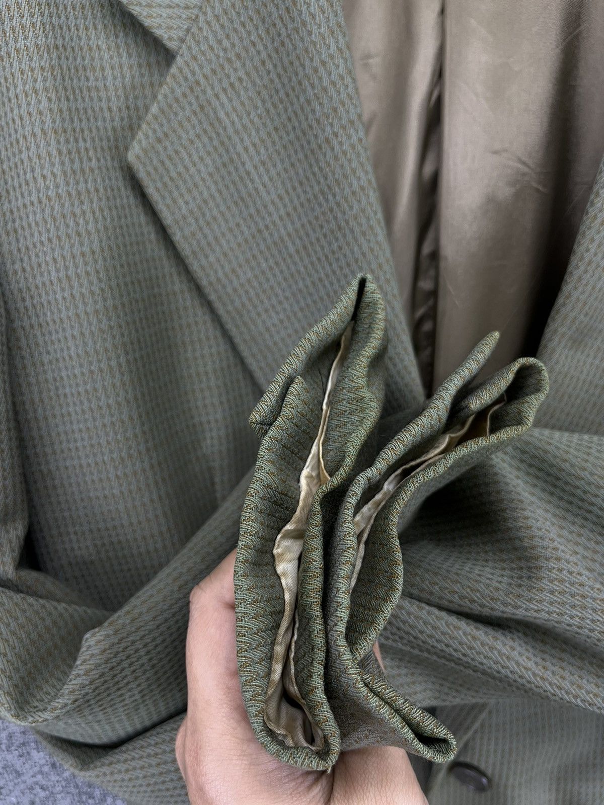 Giorgio Armani Vintage Giorgio Armani Wool Blazer Coat Jacket Size US M / EU 48-50 / 2 - 11 Thumbnail