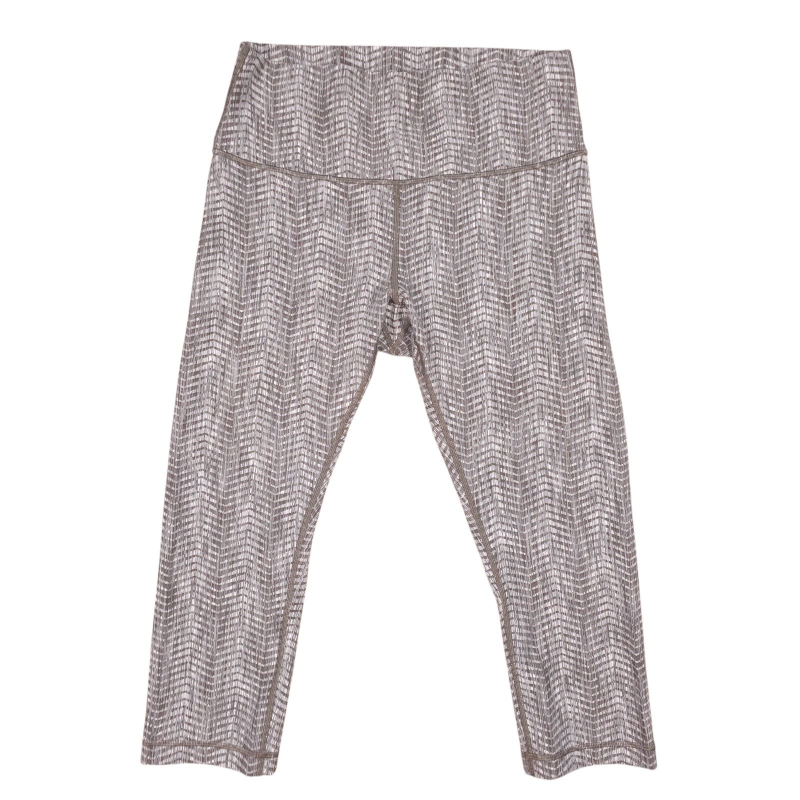Lululemon Lululemon Wunder Under Crop High Rise Leggings Sz 12 Size 34" / US 12 / IT 48 - 1 Thumbnail
