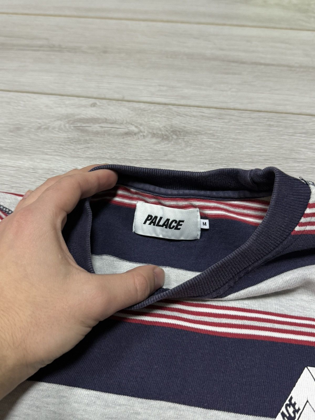 Palace Palace striped ribbed for pleasure sweatshirt Size US M / EU 48-50 / 2 - 2 Thumbnail