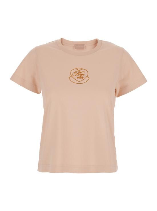 Moncler MONCLER Women Tops 8C0000989AJS519 Pink Size L / US 10 / IT 46 - 1 Thumbnail