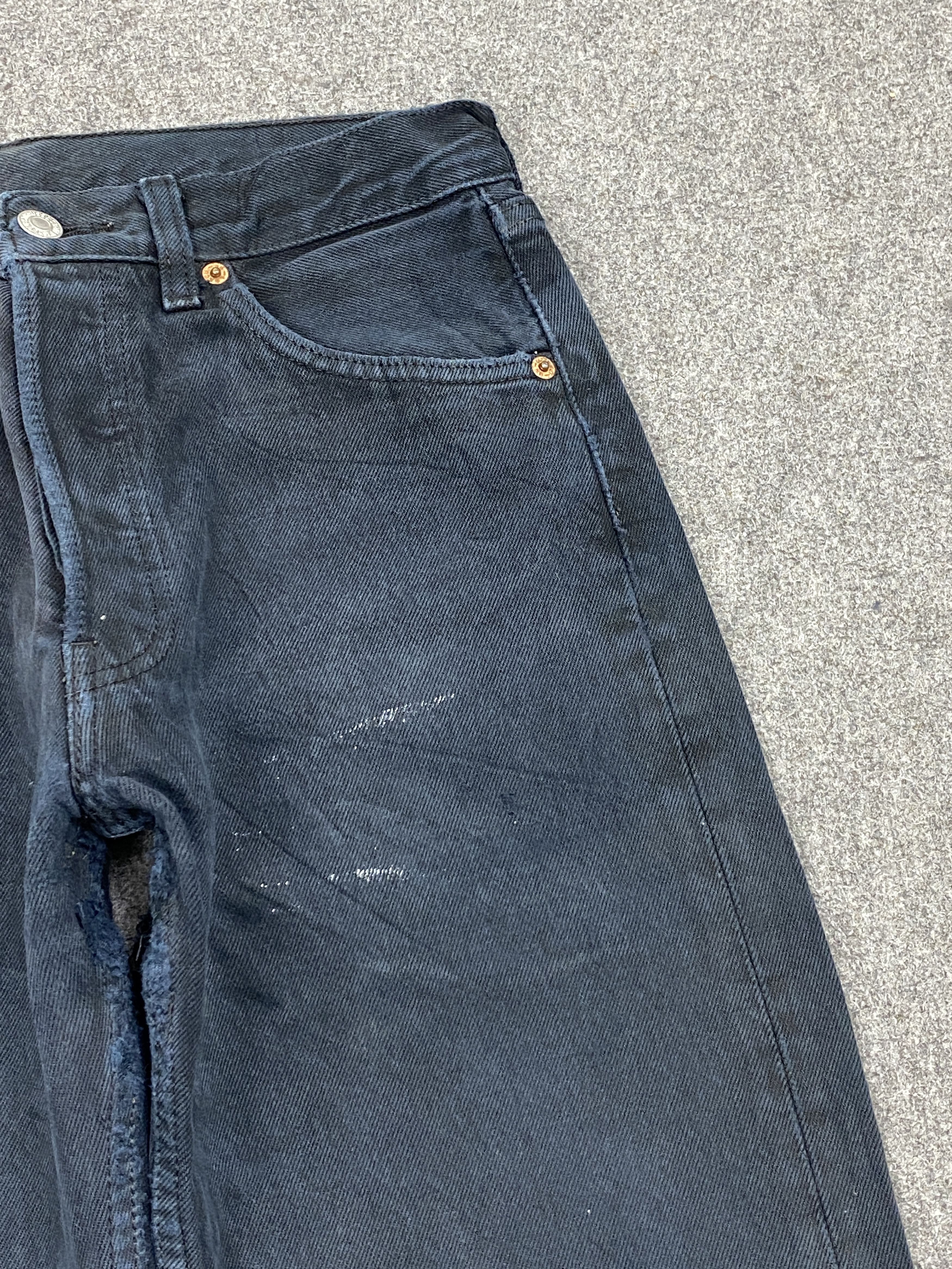 Levi's Vintage Levis 501 Super Black Rusty Jeans DP2757 Size US 28 / EU 44 - 9 Thumbnail
