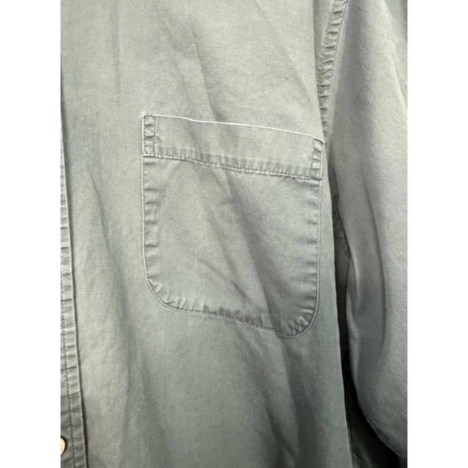 Vintage Saddlebred Men’s Casual Button-Down Shirt L Green Size US L / EU 52-54 / 3 - 2 Thumbnail