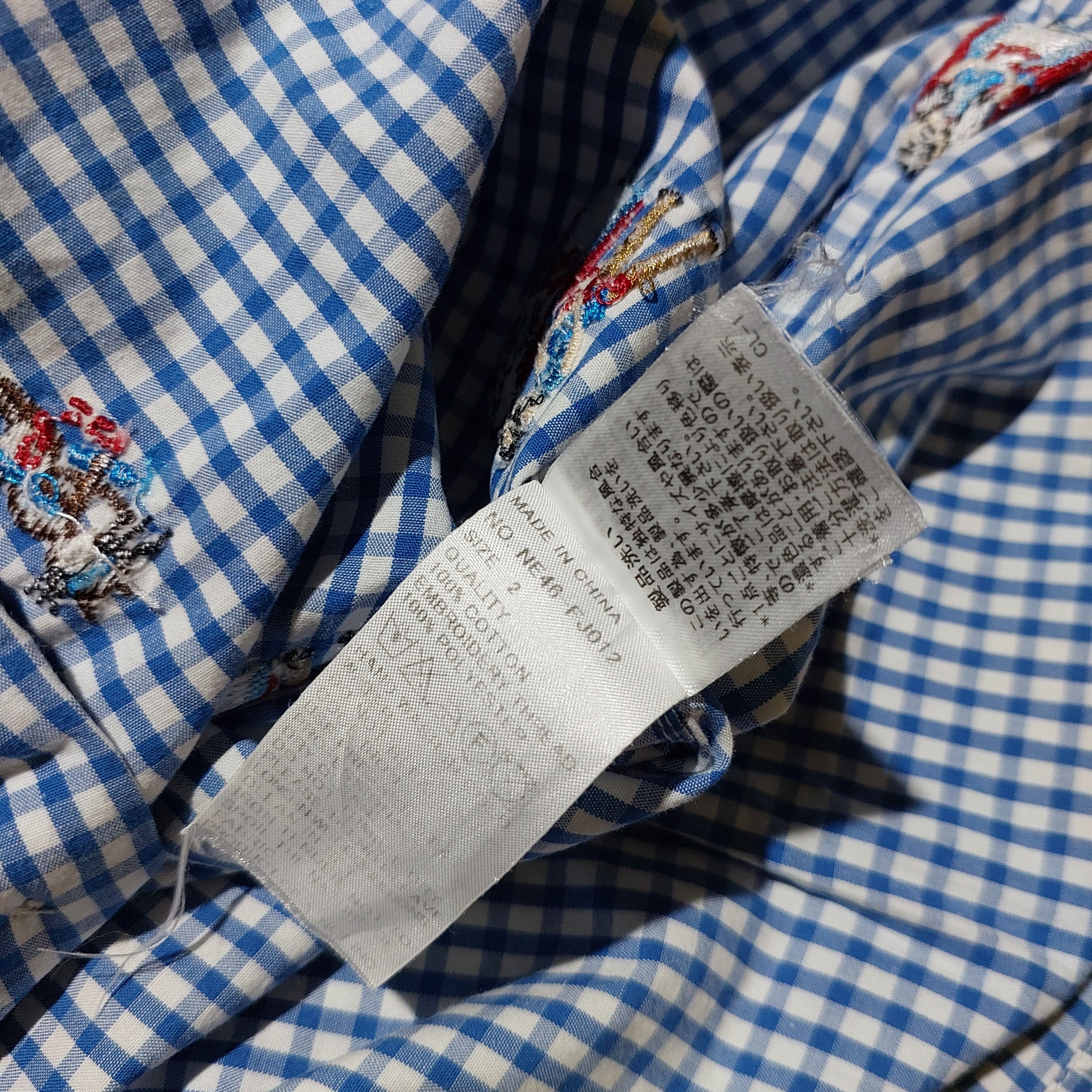Ne-Net Ne-Net checkered plaid blue L/s shirt Size US M / EU 48-50 / 2 - 10 Thumbnail