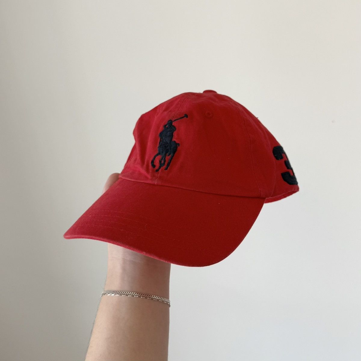Polo Ralph Lauren Vtg 2000s Polo Ralph Lauren Big Pony #3 Baseball Hat Y2K Size ONE SIZE - 2 Thumbnail