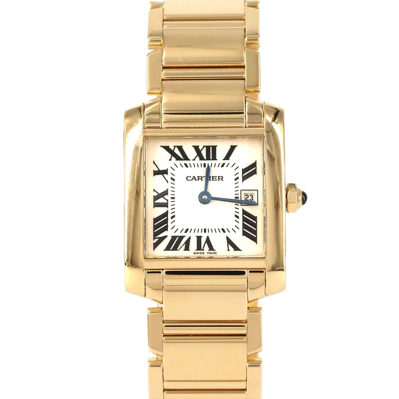 Cartier Cartier Cartier Tank Francaise Yellow Gold Quartz Precious Metal Quartz W50014N2 DUTY FREE for USA Size ONE SIZE - 1 Thumbnail