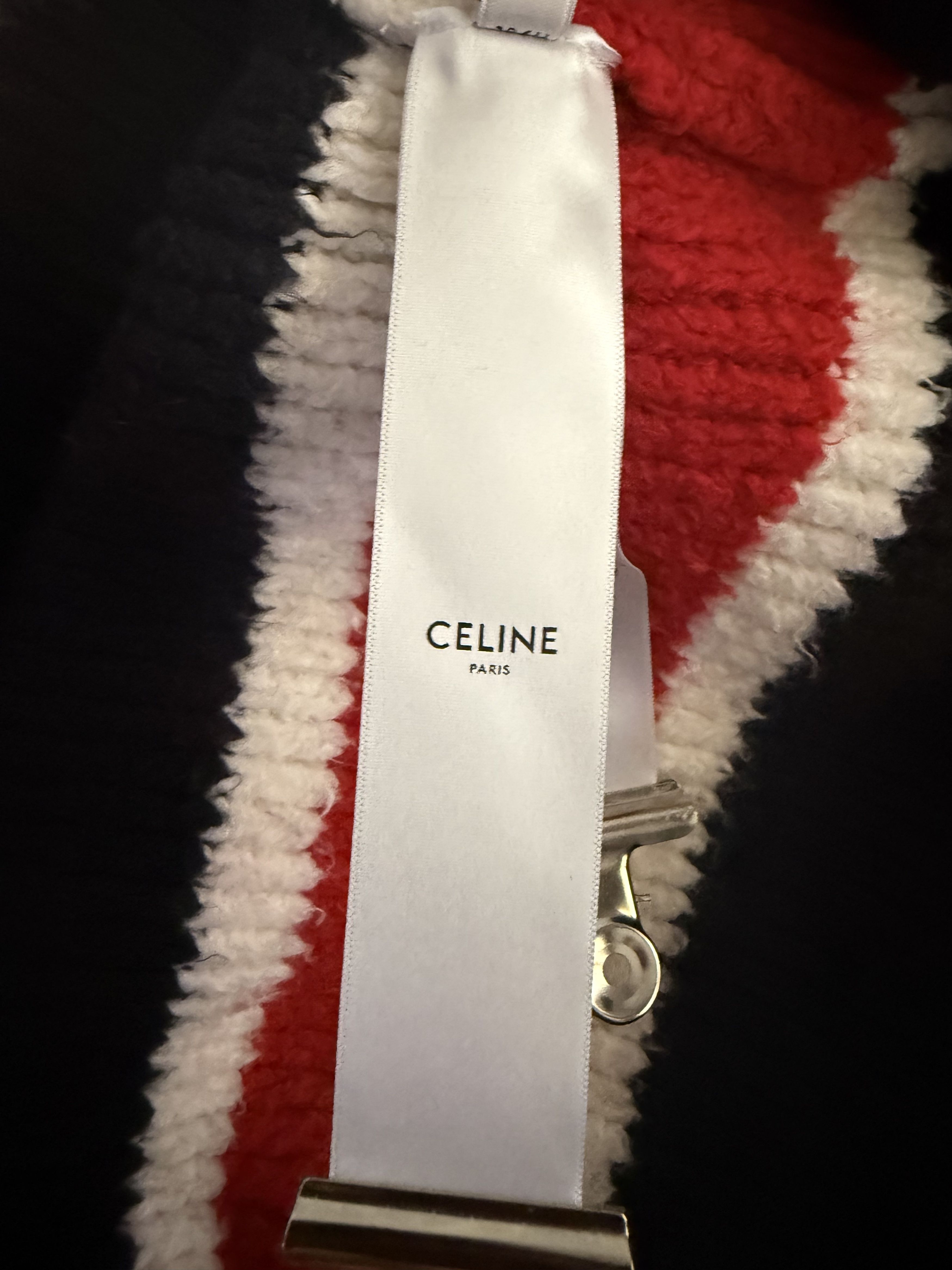 Celine Celine Aw21 Striped Bouclé Knit Size US L / EU 52-54 / 3 - 17 Thumbnail
