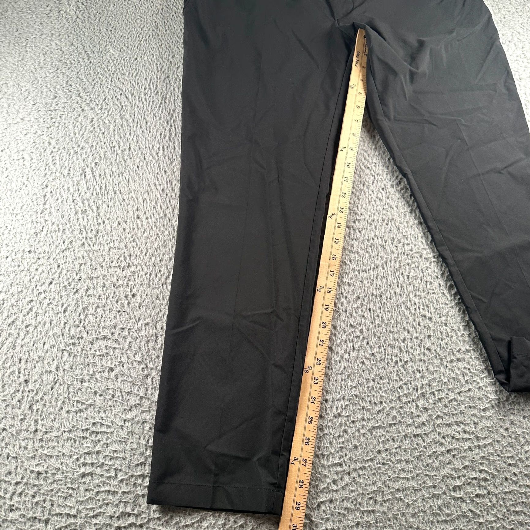 J.Lindeberg J.Lindeberg Pants Mens 36x30 Black Slim Stretch Tech Chino Golf Performance Size US 36 / EU 52 - 6 Thumbnail