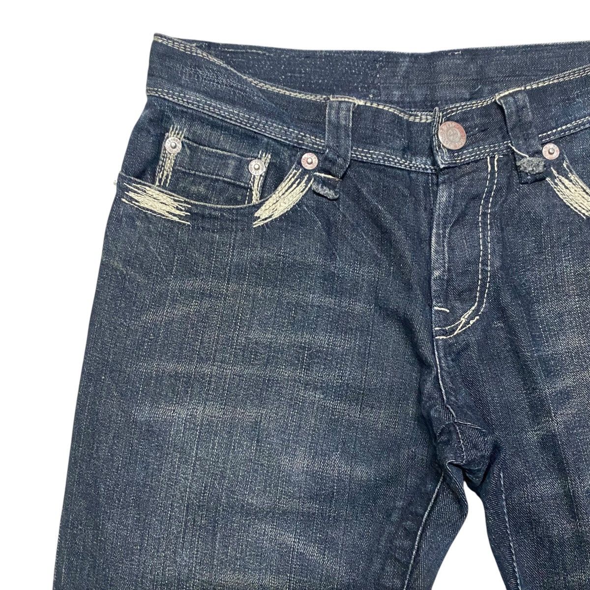 291295=Homme 291295 Homme Denim Low Flare Jeans Size US 30 / EU 46 - 4 Thumbnail