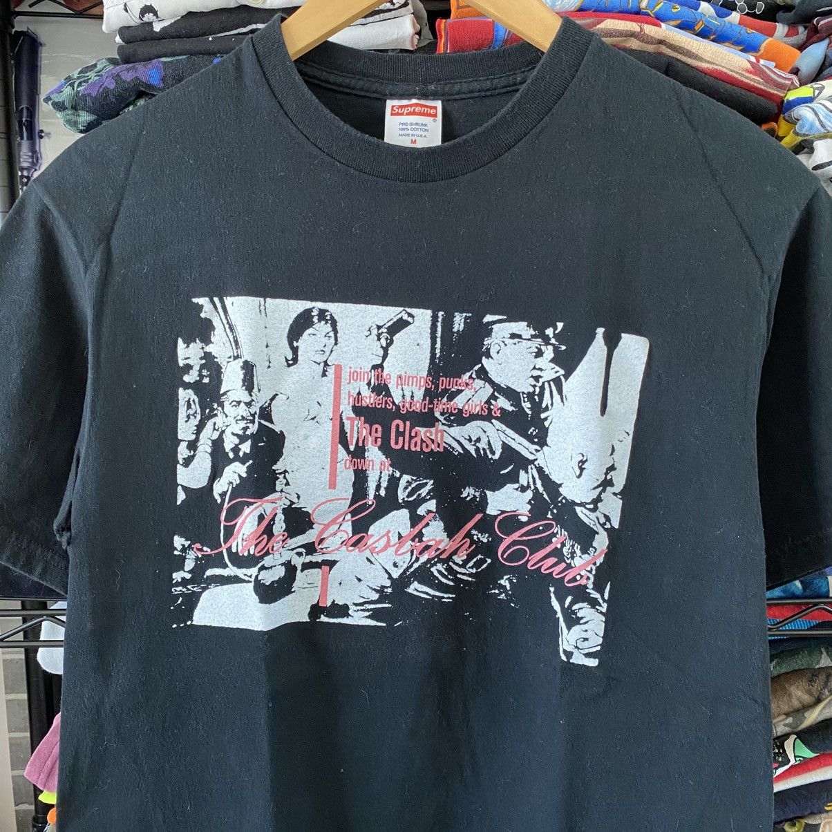 Supreme Supreme The Clash Casbah T-Shirt Black 2010 Concert Band Size US M / EU 48-50 / 2 - 2 Thumbnail