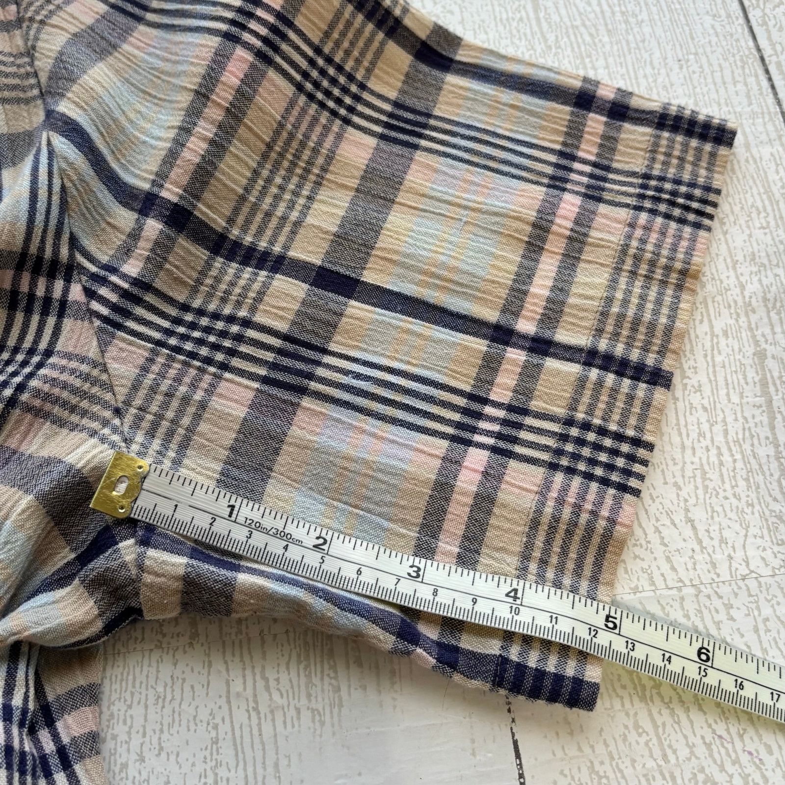 Other Koret Francisca Plaid Button Down Shirt XL Size XL / US 12-14 / IT 48-50 - 5 Thumbnail