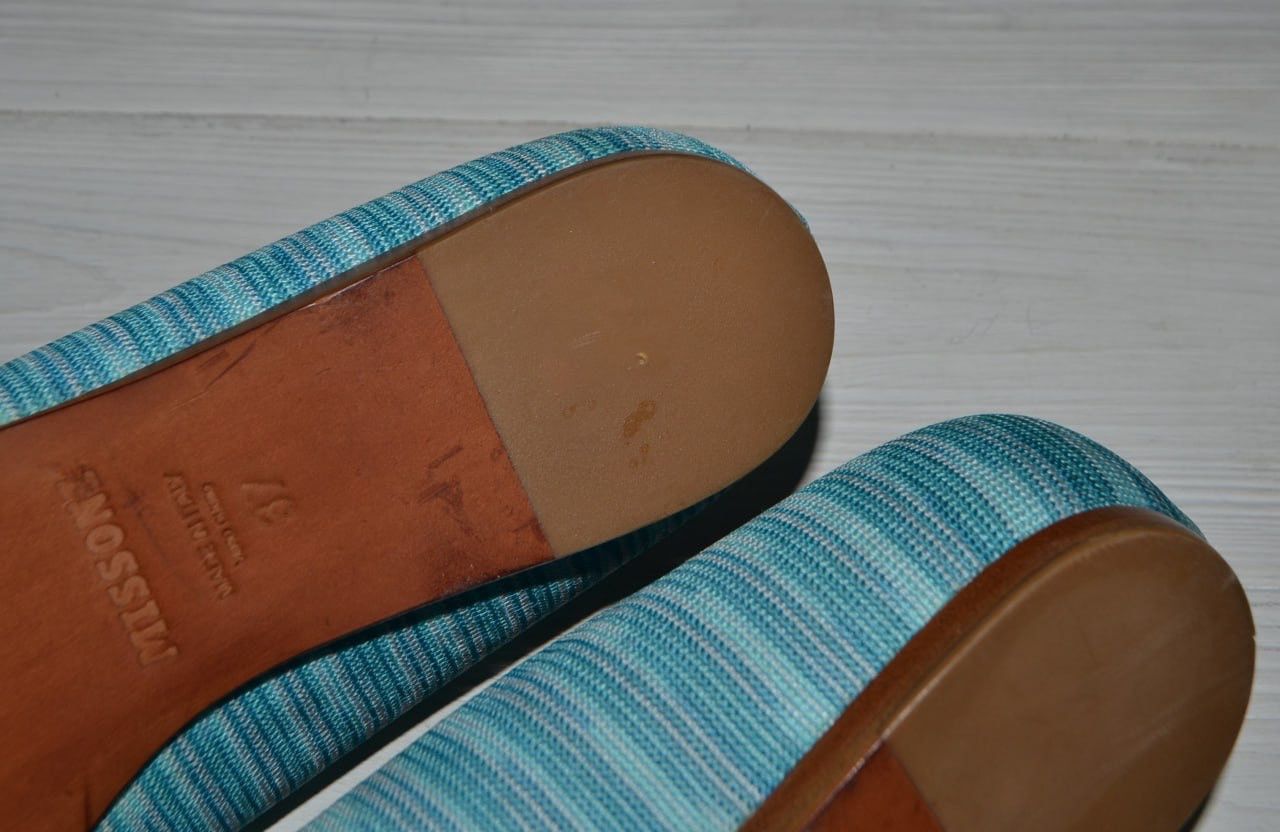 Missoni Missoni Knit Striped Classic Ballet Flat Shoe Size EUR 37 Size US 6 / IT 36 - 11 Thumbnail