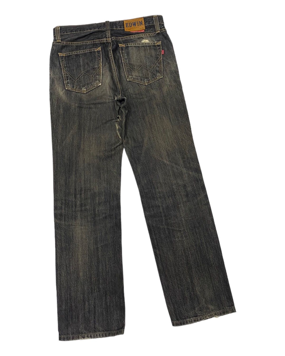 Edwin × Japanese Brand × Undercover DISTRESSED DENIM EDWIN JAPAN UNDERCOVER STYLE DESIGN JEANS Size US 30 / EU 46 - 5 Thumbnail