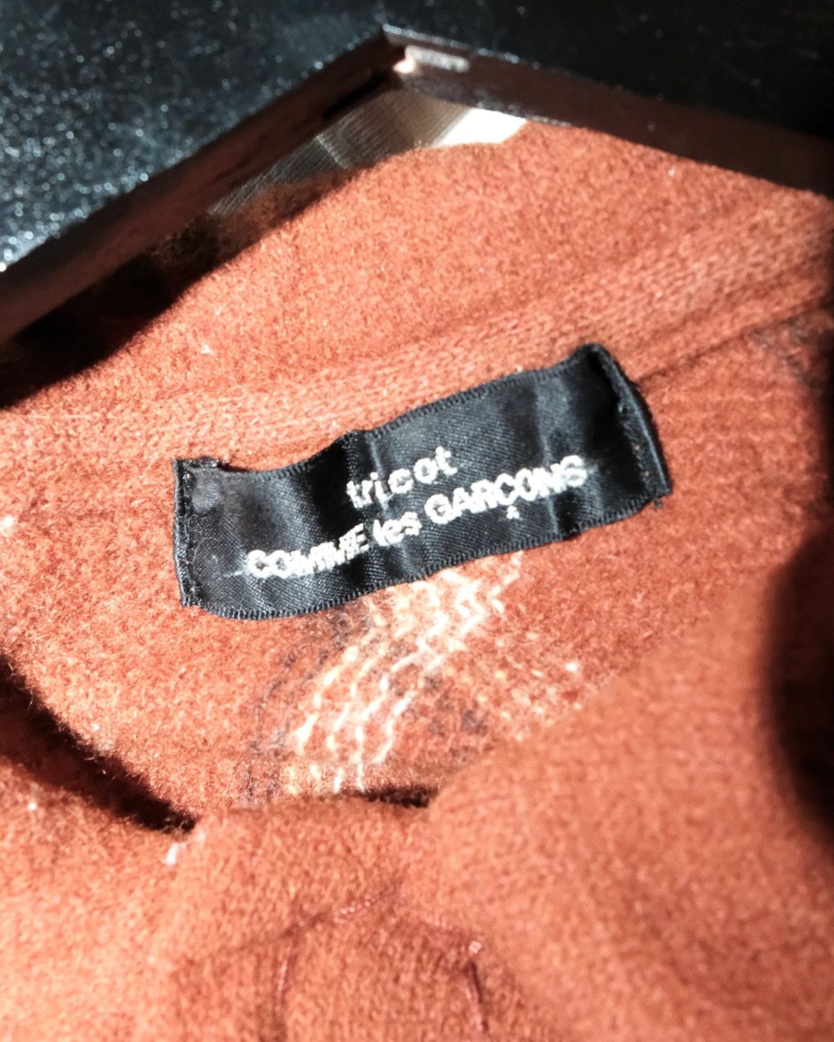 Tricot Comme des Garcons tricot COMME des GARCONS PATCH PLAID WOOL JACKET Size M / US 6-8 / IT 42-44 - 3 Thumbnail
