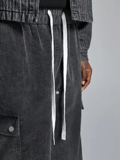 Designer × Japanese Brand × Vintage y2k baggy cargo hiphop Faded pants Size US 34 / EU 50 - 3 Thumbnail