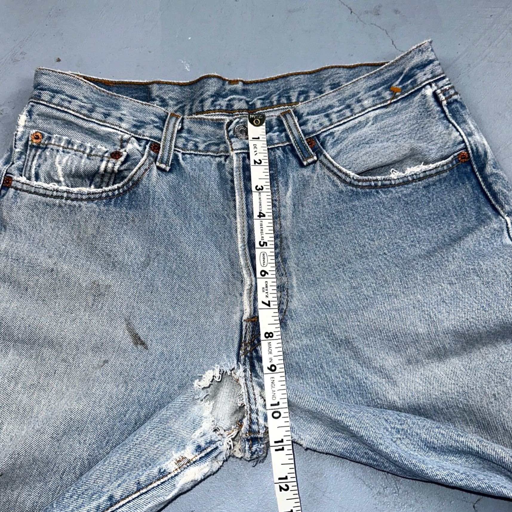 Levi's VINTAGE Levi's 501 Jeans Straight Mens Jeans 34x36 Blue 90s USA 501 Series Size US 34 / EU 50 - 6 Thumbnail