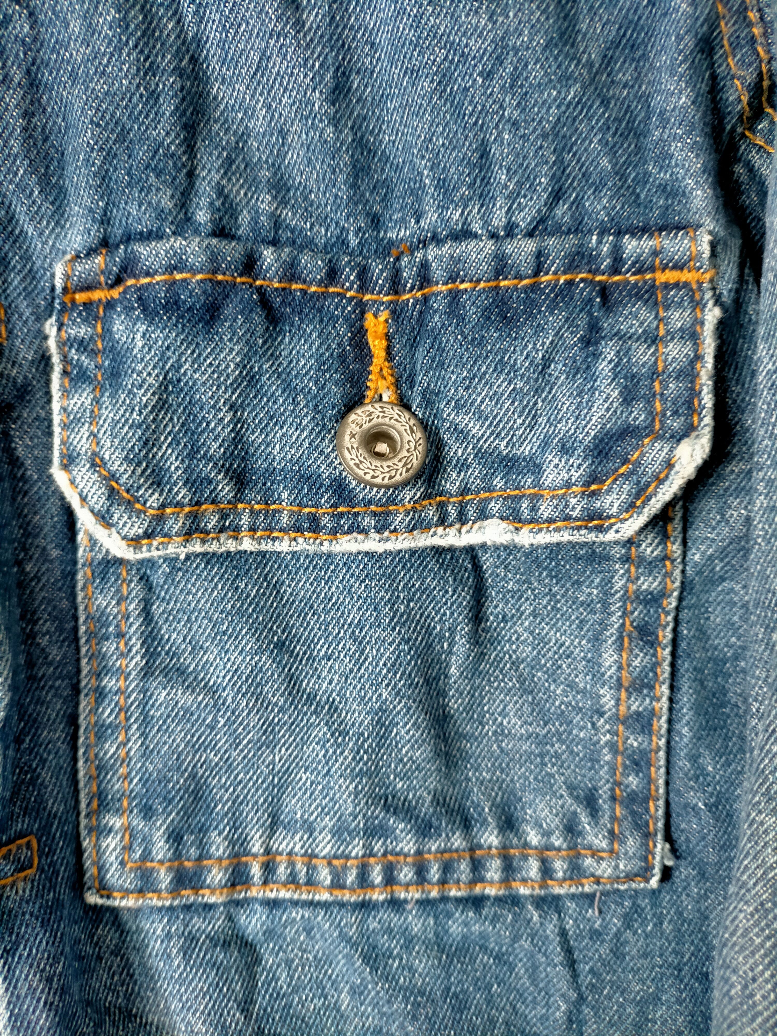 Japanese Brand Back Number Type 1 denim jacket Size US L / EU 52-54 / 3 - 3 Thumbnail