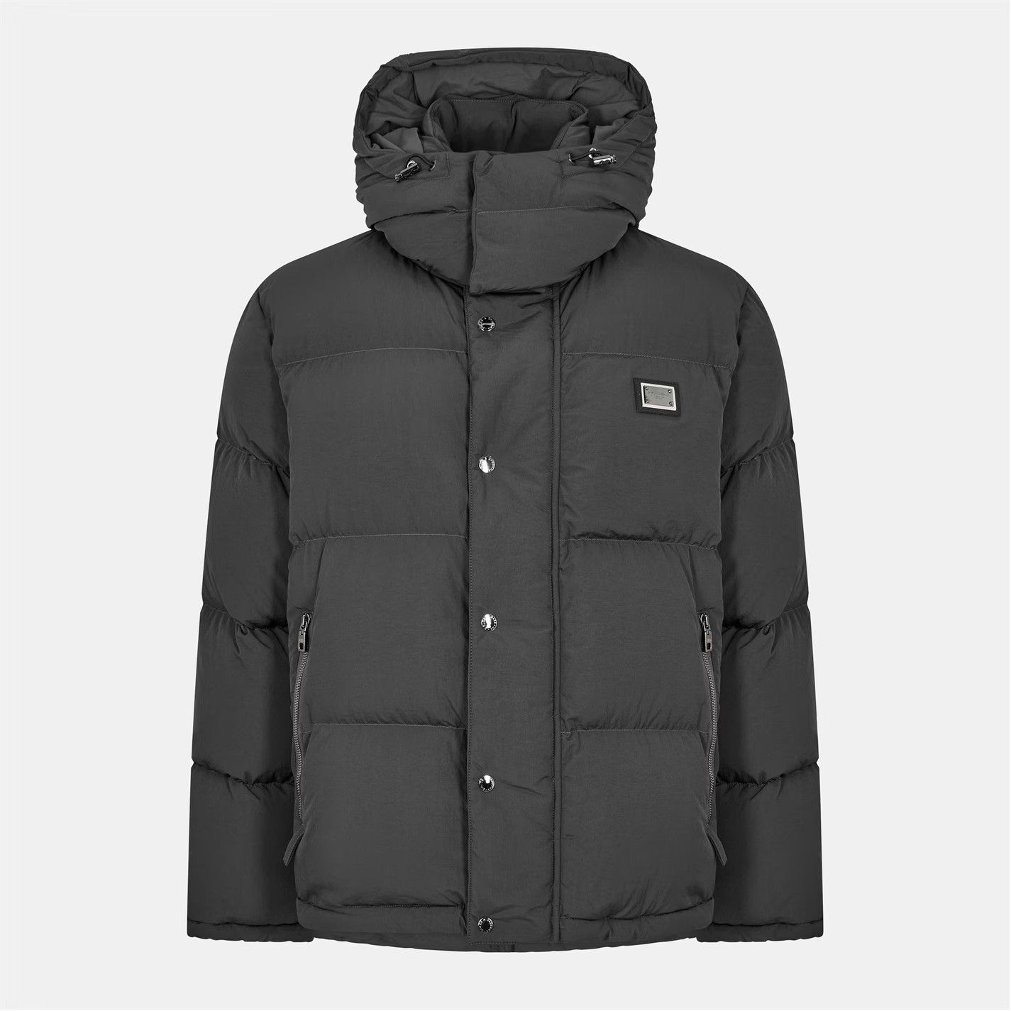 Dolce & Gabbana o1g2r1mq0426 Quilted Puffer Jacket in Antracite Size US L / EU 52-54 / 3 - 1 Thumbnail