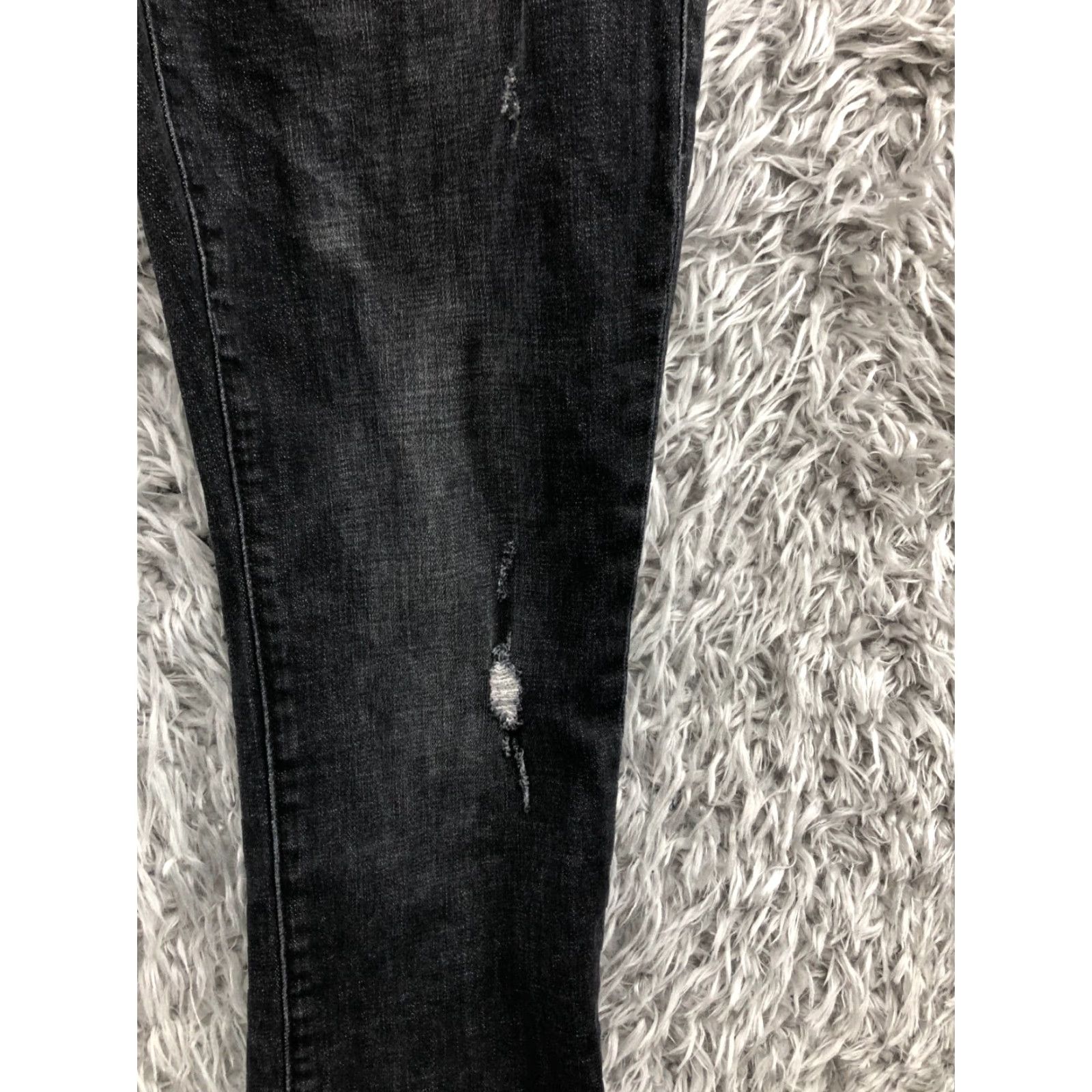 Vintage Cabi Jeans Slim Boyfriend Size 4 Womens Dark Wash Black Denim 5-Pocket Design Jeans Pattern: Solid Modern Womens Jeans Size 27" / US 4 / IT 40 - 5 Thumbnail