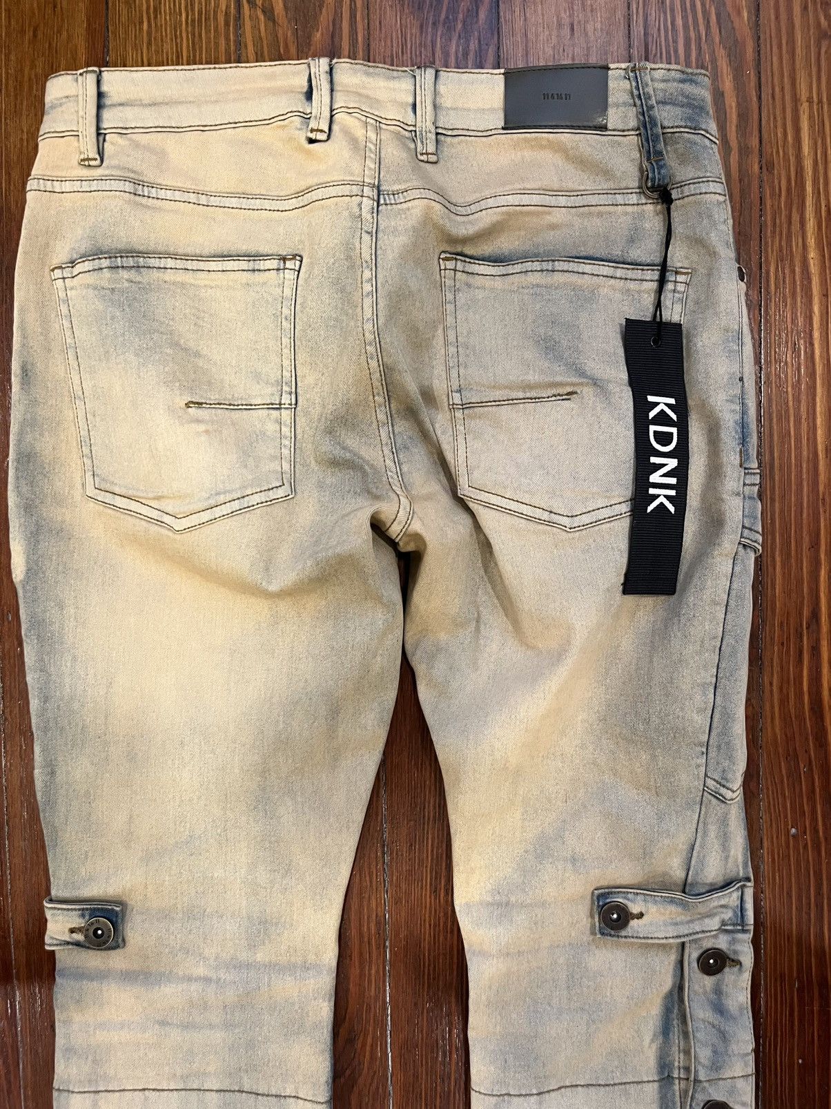 Other KDNK 1141411 Stack Jeans 32 Distressed Cargo Style Stretch Size US 32 / EU 48 - 8 Thumbnail