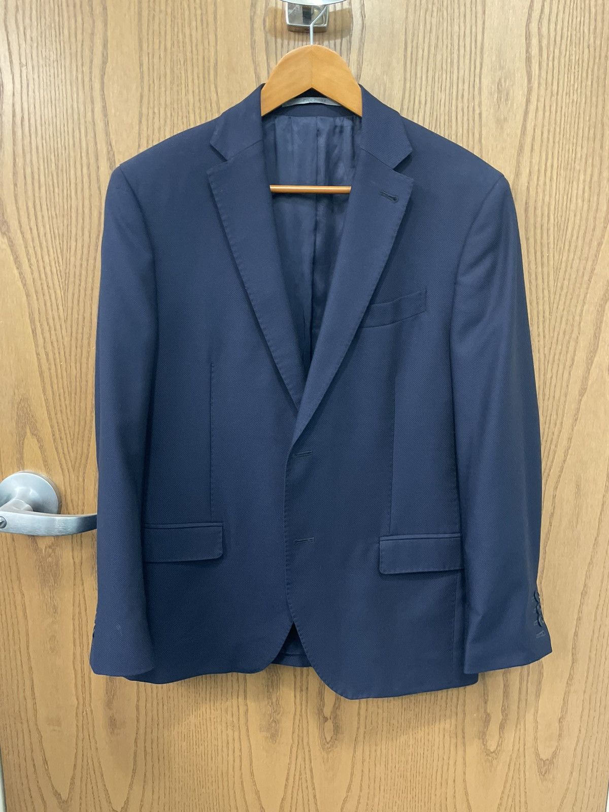 Cantarelli CANTARELLI Navy Wool Blazer 50IT/40US Size 40R - 1 Thumbnail