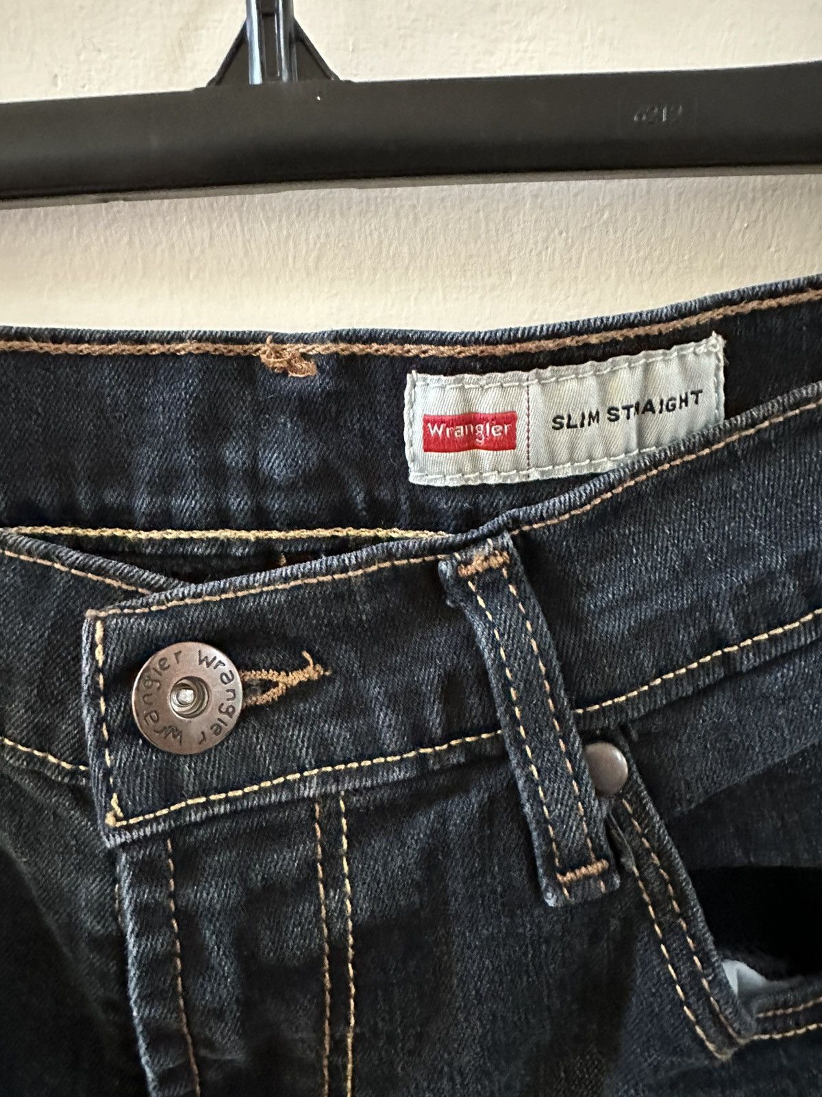 Wrangler Wrangler Slim Straight Jeans Size US 32 / EU 48 - 3 Thumbnail