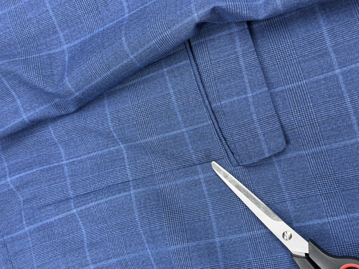 Hugo Boss Hugo Boss Blazer 44R 54 Blue Check Wool Men’s Size 44R - 6 Thumbnail
